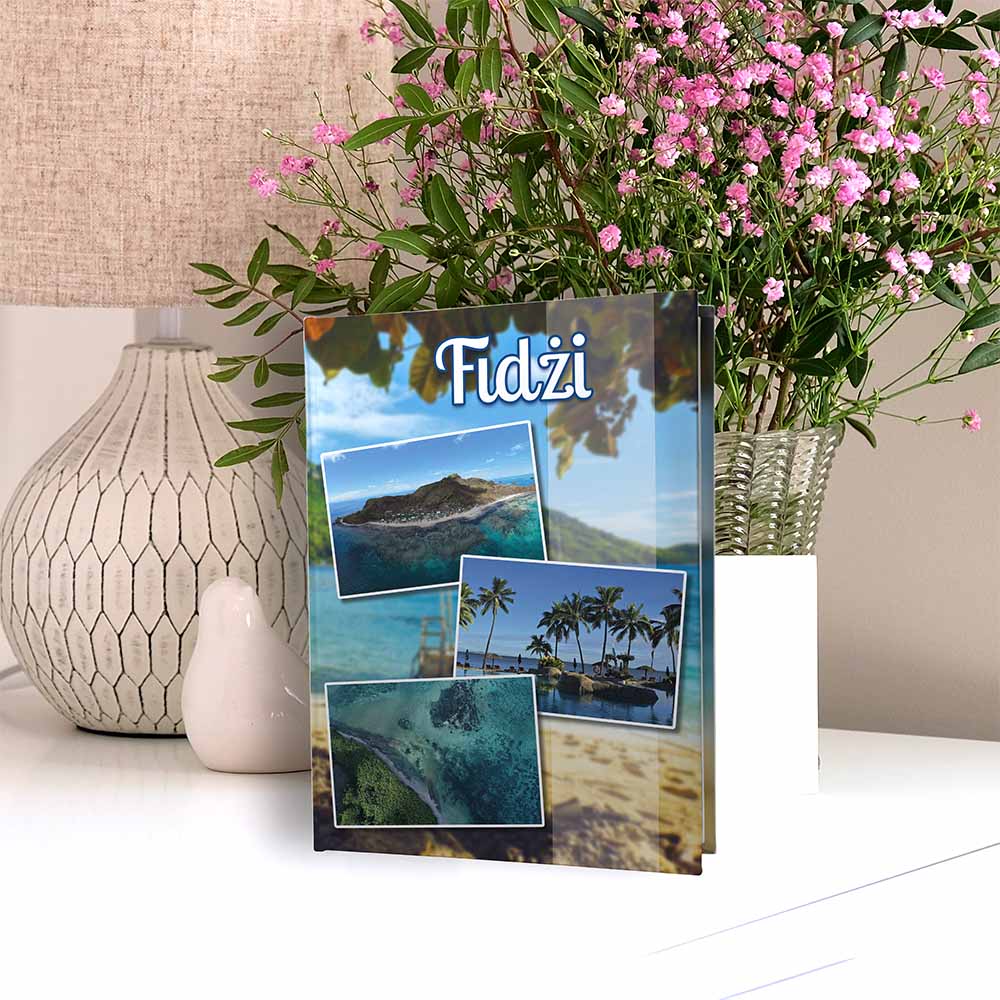 album na zdjęcia kieszeniowy, pamiątka z wakacji, fidżi
