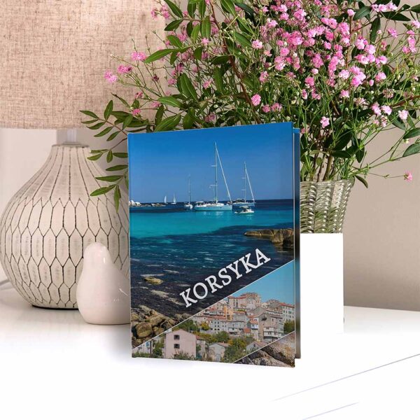 album na zdjęcia kieszeniowy, pamiątka z wakacji, francja, korsyka, porto-vecchio