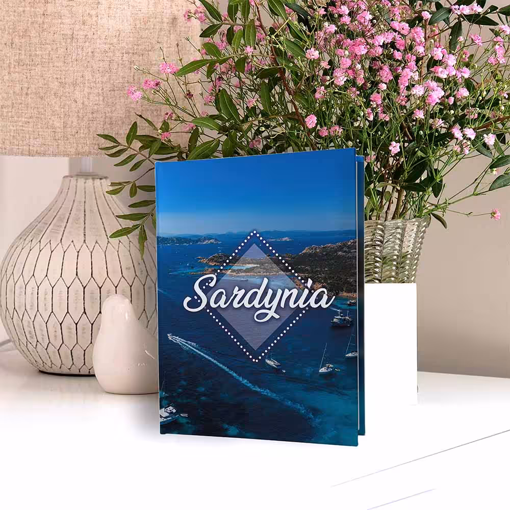 album na zdjęcia kieszeniowy, pamiątka z wakacji, włochy, sardynia, palau