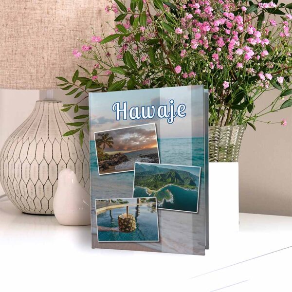 album na zdjęcia kieszeniowy, pamiątka z wakacji, hawaje