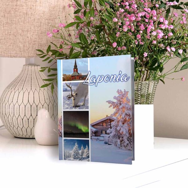 album na zdjęcia kieszeniowy, pamiątka z wakacji, laponia