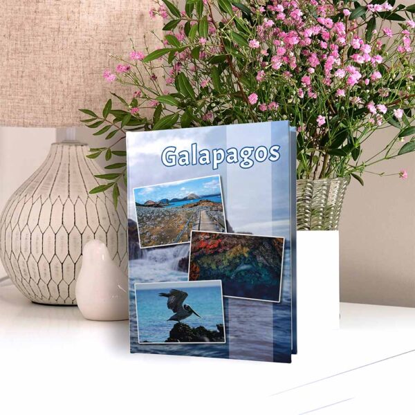 album na zdjęcia kieszeniowy, pamiątka z wakacji, galapagos