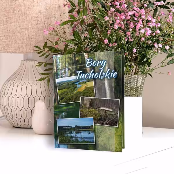 album na zdjęcia kieszeniowy, pamiątka z wakacji, bory tucholskie, polska