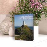 album na zdjęcia kieszeniowy, pamiątka z wakacji, walia, latarnia morska na wyspie llandwyn