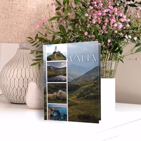 album na zdjęcia kieszeniowy, pamiątka z wakacji, walia, wielka brytania