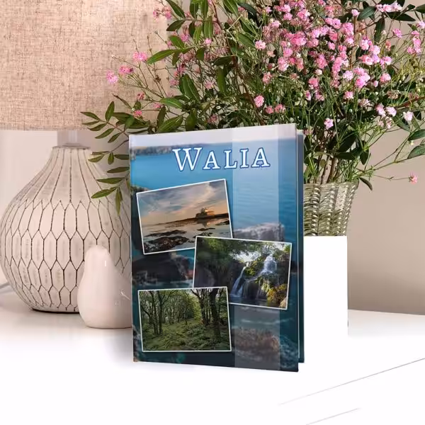 album na zdjęcia kieszeniowy, pamiątka z wakacji, walia