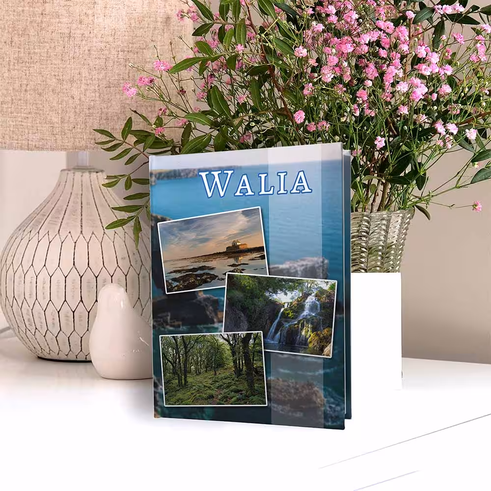 album na zdjęcia kieszeniowy, pamiątka z wakacji, walia