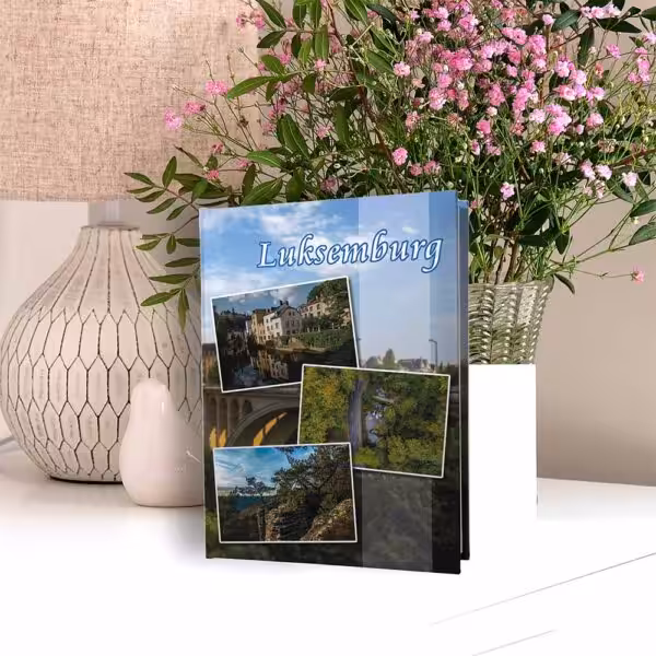 album na zdjęcia kieszeniowy, pamiątka z wakacji, luksemburg, europa