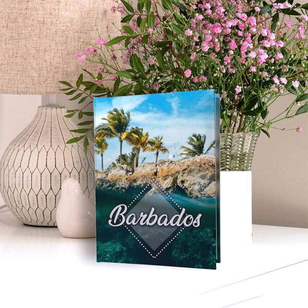 album na zdjęcia kieszeniowy, pamiątka z wakacji, barbados