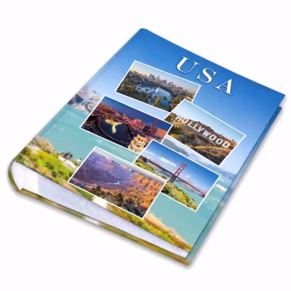 album na zdjęcia kieszeniowy, pamiątka z wakacji, hollywood, usa