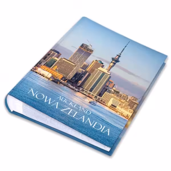 album na zdjęcia kieszeniowy, pamiątka z wakacji, auckland, nowa zelandia