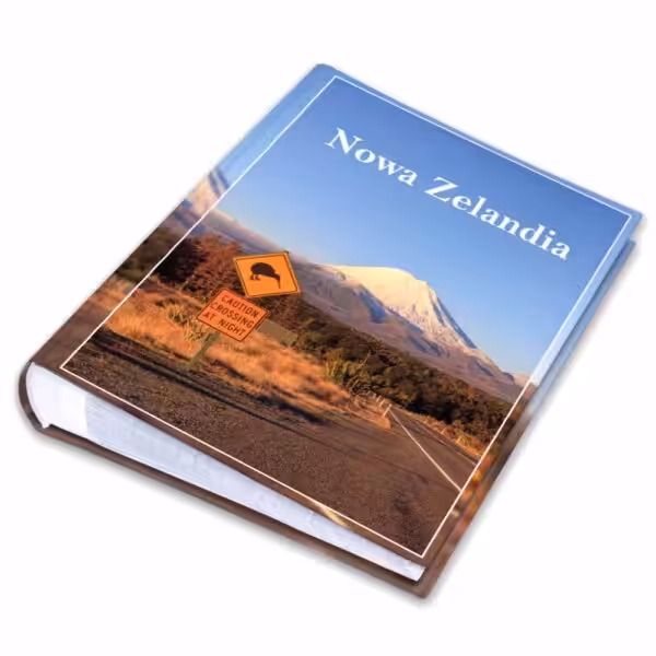 album na zdjęcia kieszeniowy, pamiątka z wakacji, nowa zelandia, ngauruhoe