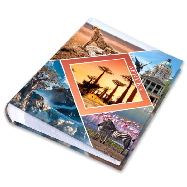 album na zdjęcia kieszeniowy, pamiątka z wakacji, afryka, sawanna