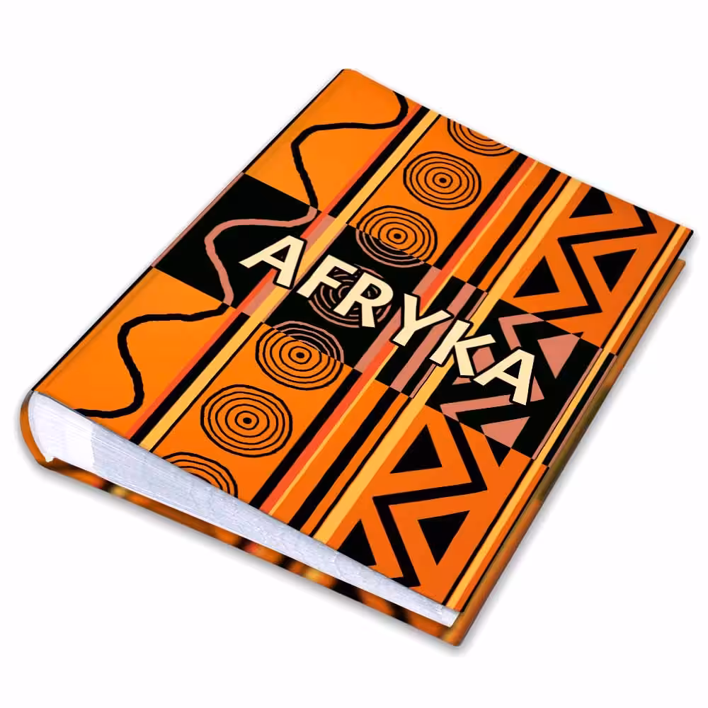 album na zdjęcia kieszeniowy, pamiątka z wakacji, afryka, wzór