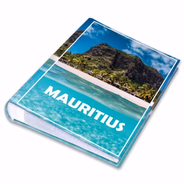 album na zdjęcia kieszeniowy, pamiątka z wakacji, afryka, mauritius