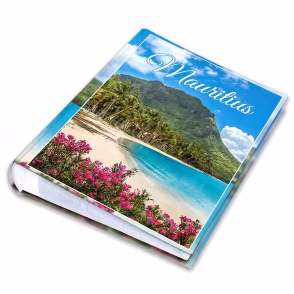 album na zdjęcia kieszeniowy, pamiątka z wakacji, afryka, mauritius, port louis