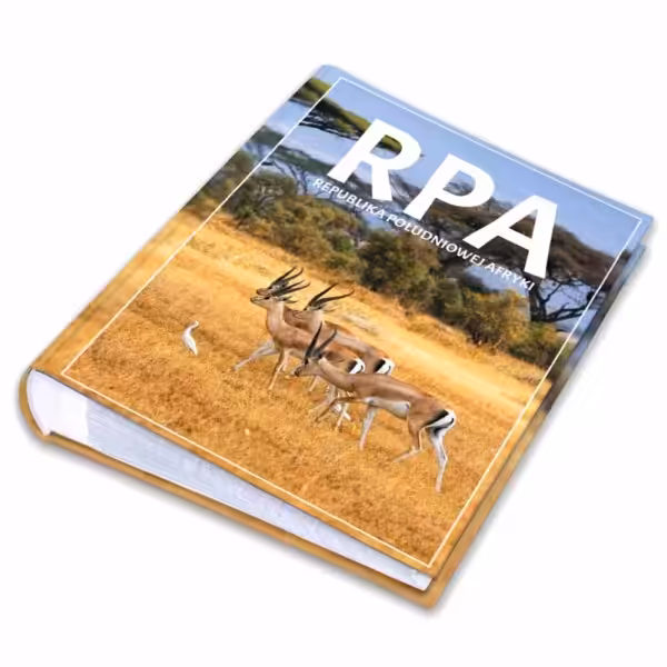 album na zdjęcia kieszeniowy, pamiątka z wakacji, afryka, rpa