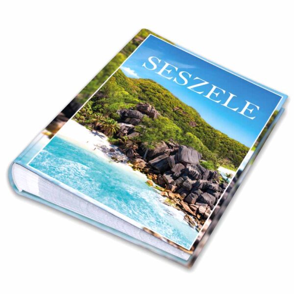 album na zdjęcia kieszeniowy, pamiątka z wakacji, afryka, seszele, wybrzeże