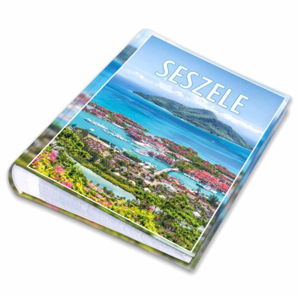 album na zdjęcia kieszeniowy, pamiątka z wakacji, afryka, seszele, stolica