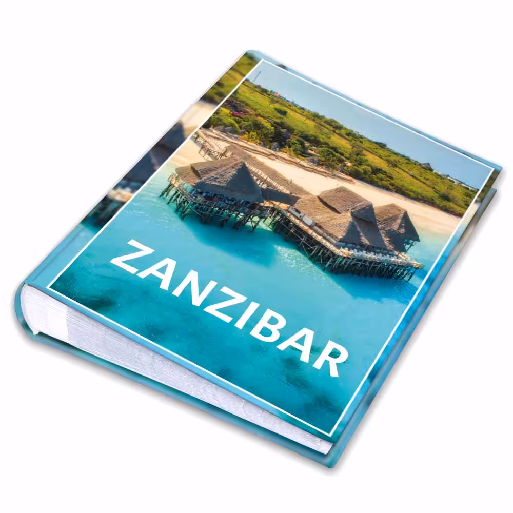 album na zdjęcia kieszeniowy, pamiątka z wakacji, afryka, zanzibar, ocean indyjski