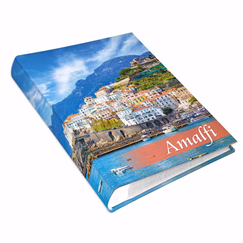 album na zdjęcia kieszeniowy, pamiątka z wakacji, amalfi, włochy
