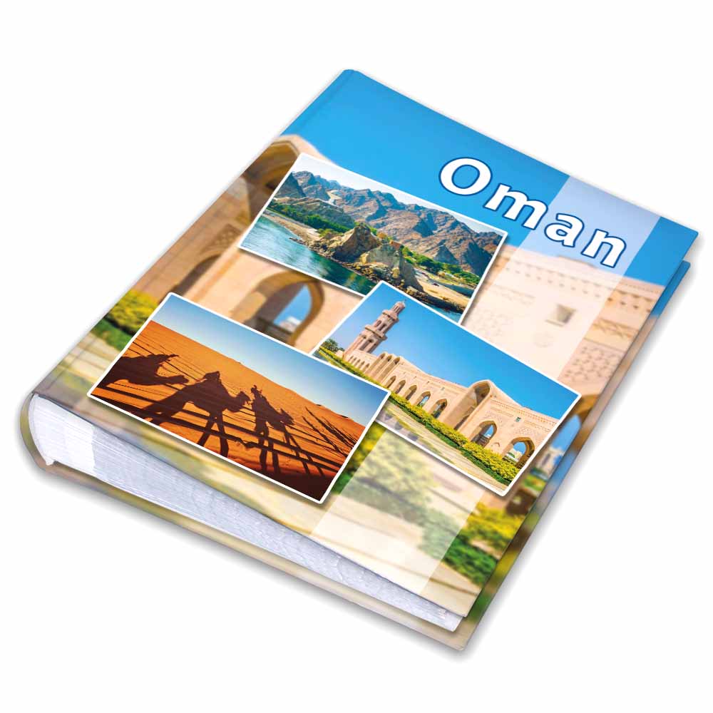 kieszeniowy album na zdjęcia, pamiątka z wakacji, półwysep arabski, oman, maskat