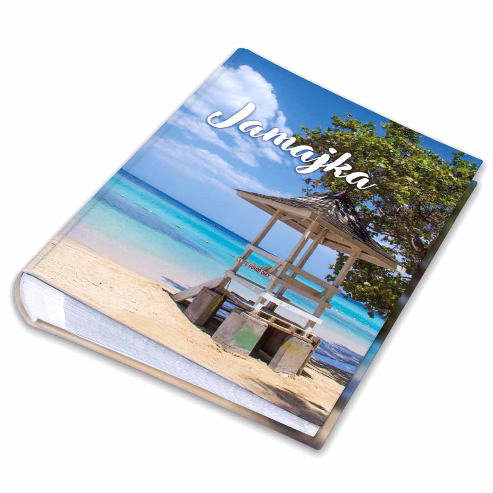 album na zdjęcia kieszeniowy, pamiątka z wakacji, wyspy karaibskie, jamajka, doctor's cave beach