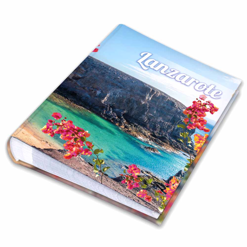 album na zdjęcia kieszeniowy, pamiątka z wakacji, lanzarote, hiszpania, playa de papagayo