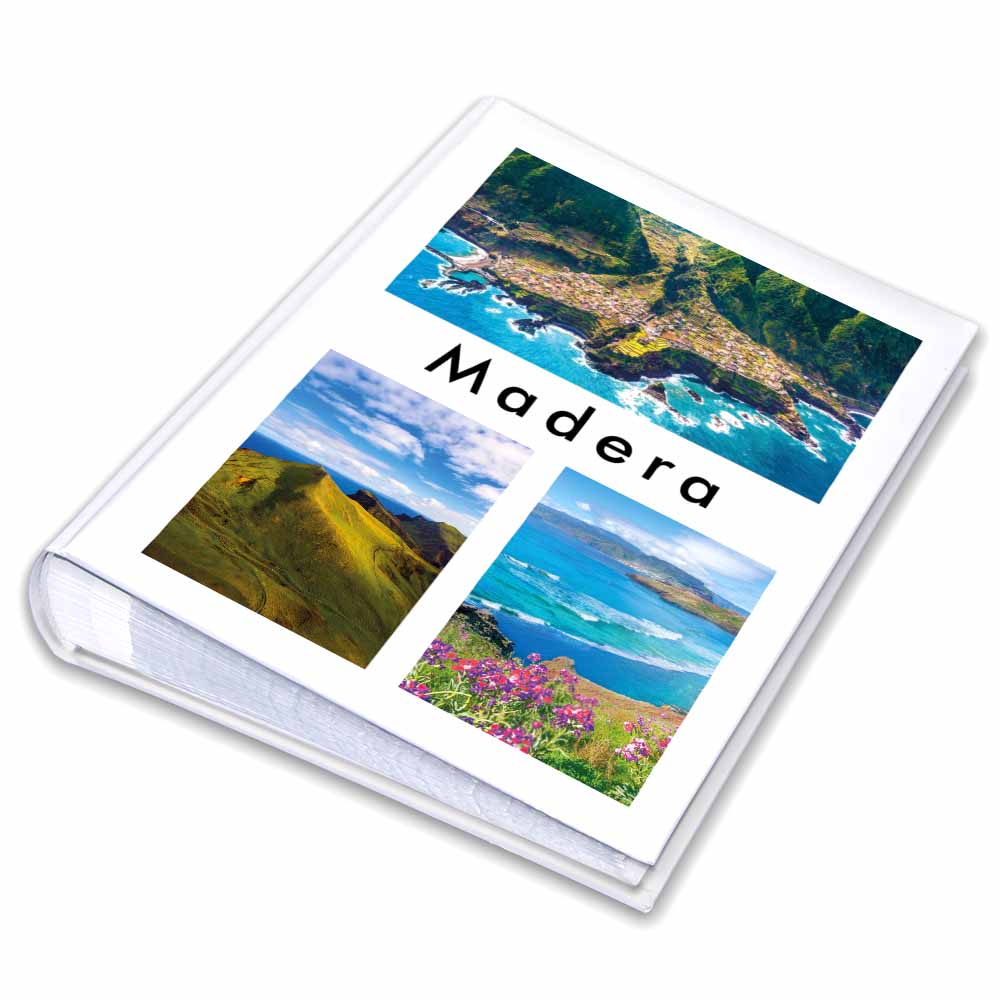 album na zdjęcia kieszeniowy, pamiątka z wakacji, madera