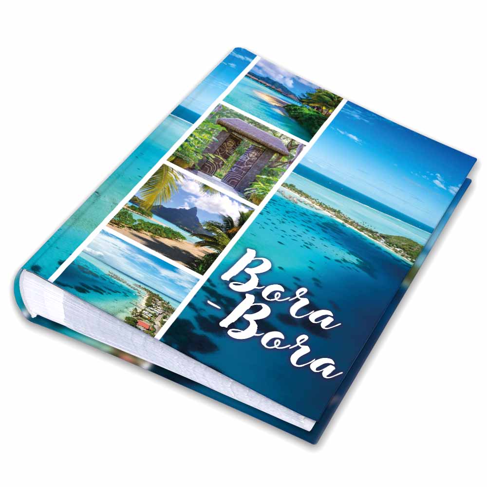 album na zdjęcia kieszeniowy, pamiątka z wakacji, bora-bora