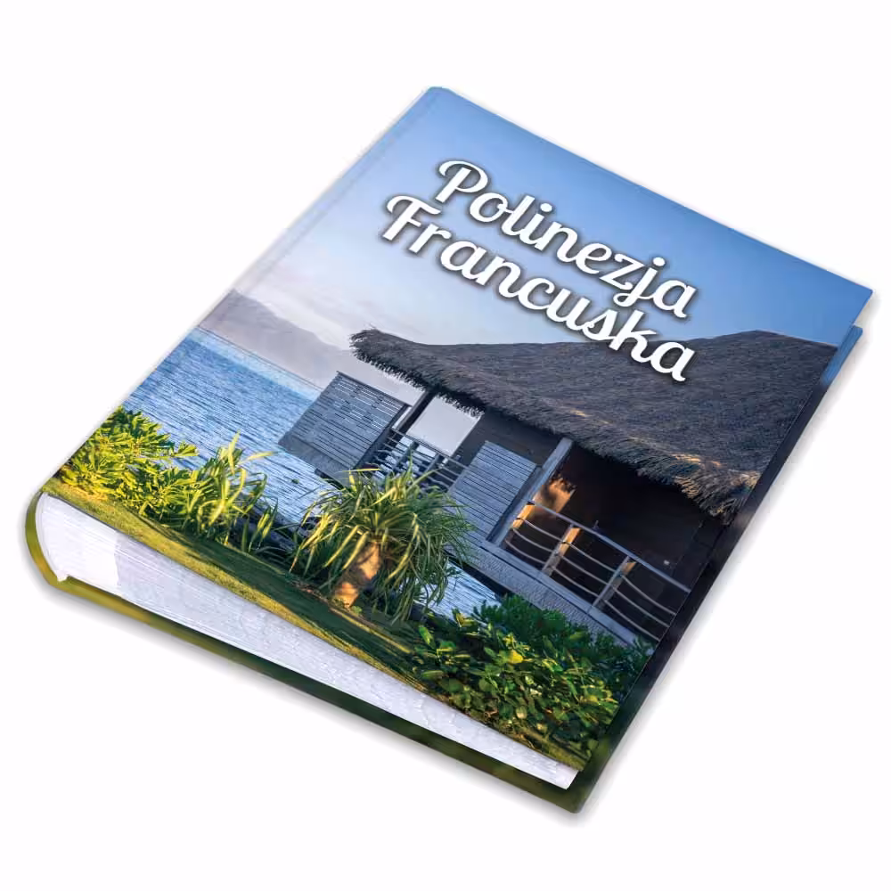 album na zdjęcia kieszeniowy, pamiątka z wakacji, polinezja francuska