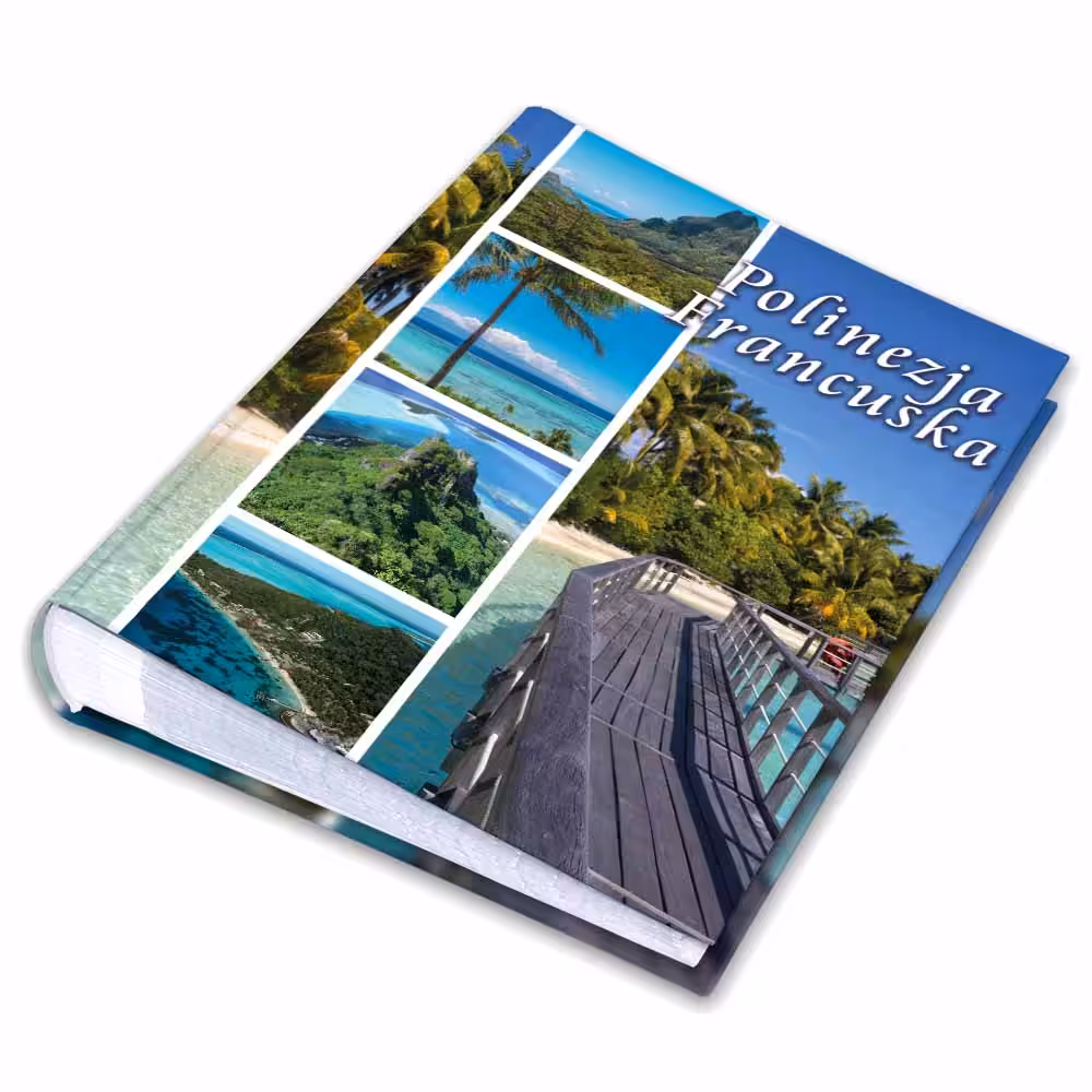 album na zdjęcia kieszeniowy, pamiątka z wakacji, polinezja francuska, oceania
