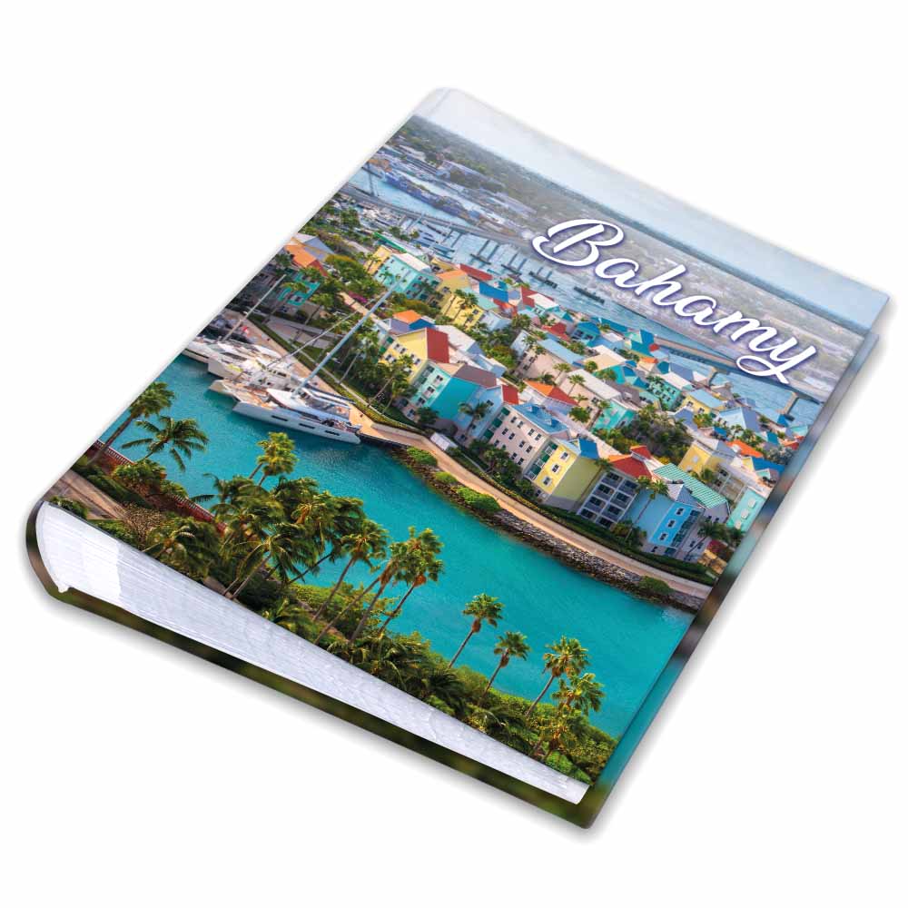 album na zdjęcia kieszeniowy, pamiątka z wakacji, bahamy, ameryka północna