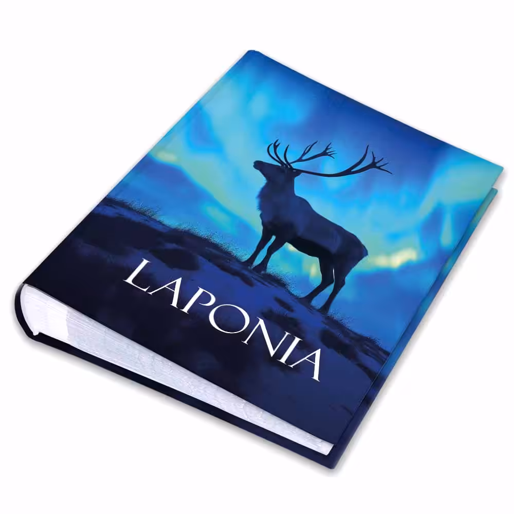 album na zdjęcia kieszeniowy, pamiątka z wakacji, finlandia, laponia