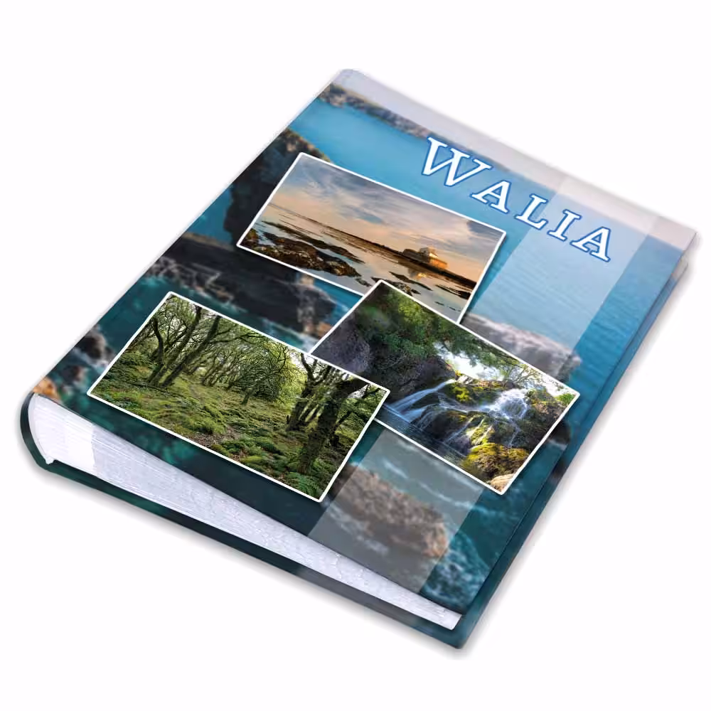 album na zdjęcia kieszeniowy, pamiątka z wakacji, walia