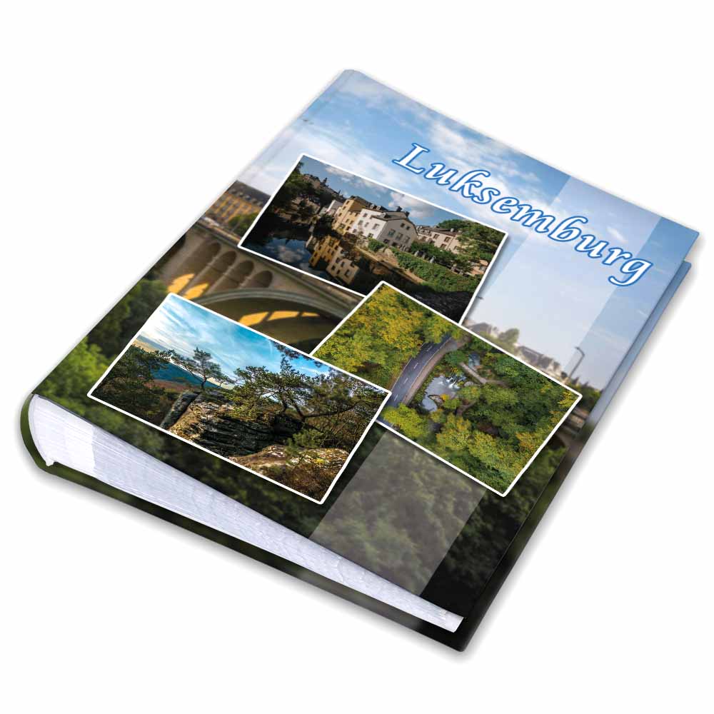 album na zdjęcia kieszeniowy, pamiątka z wakacji, luksemburg, europa