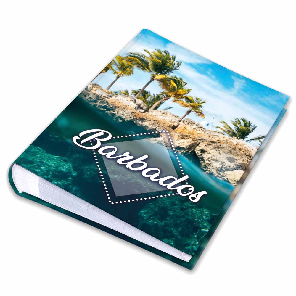 album na zdjęcia kieszeniowy, pamiątka z wakacji, barbados