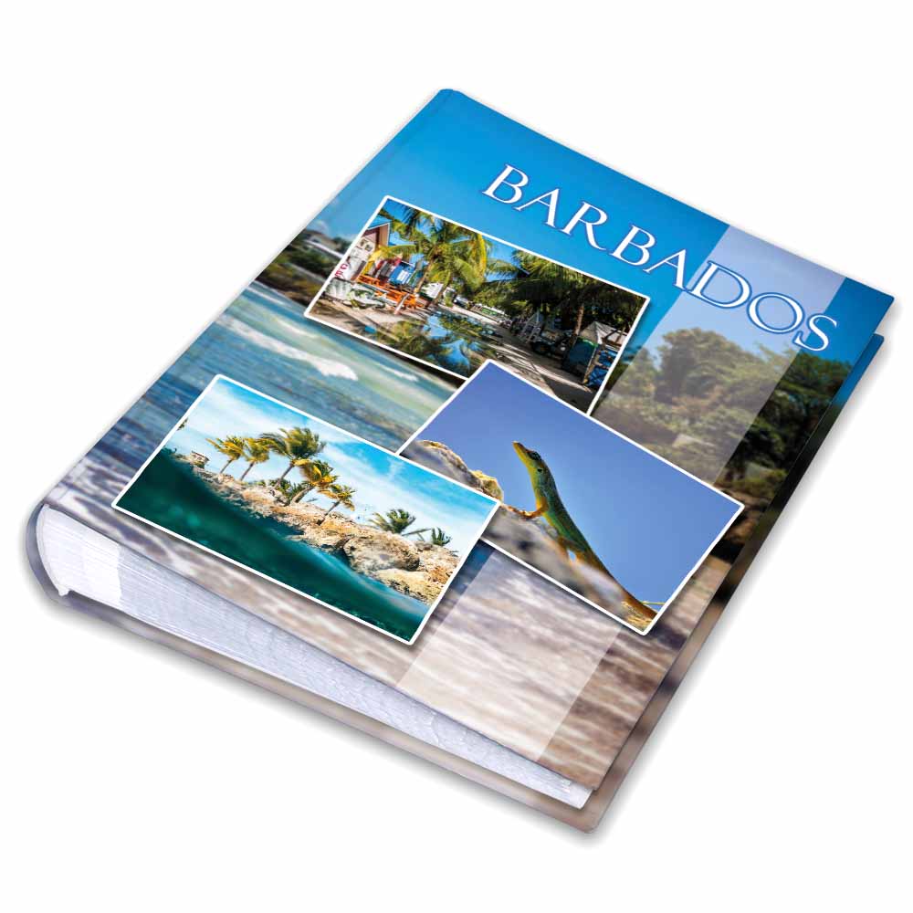 album na zdjęcia kieszeniowy, pamiątka z wakacji, barbados, karaiby
