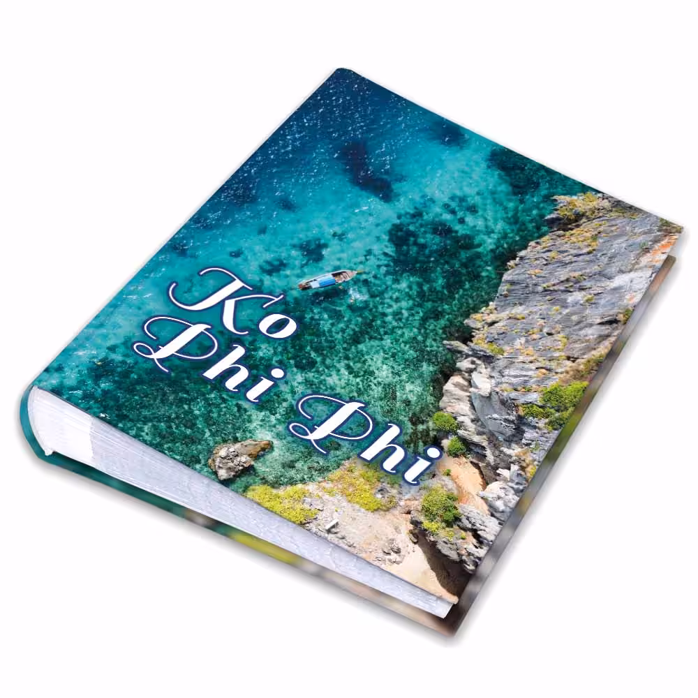 album na zdjęcia kieszeniowy, pamiątka z wakacji, ko phi phi, tajlandia, azja