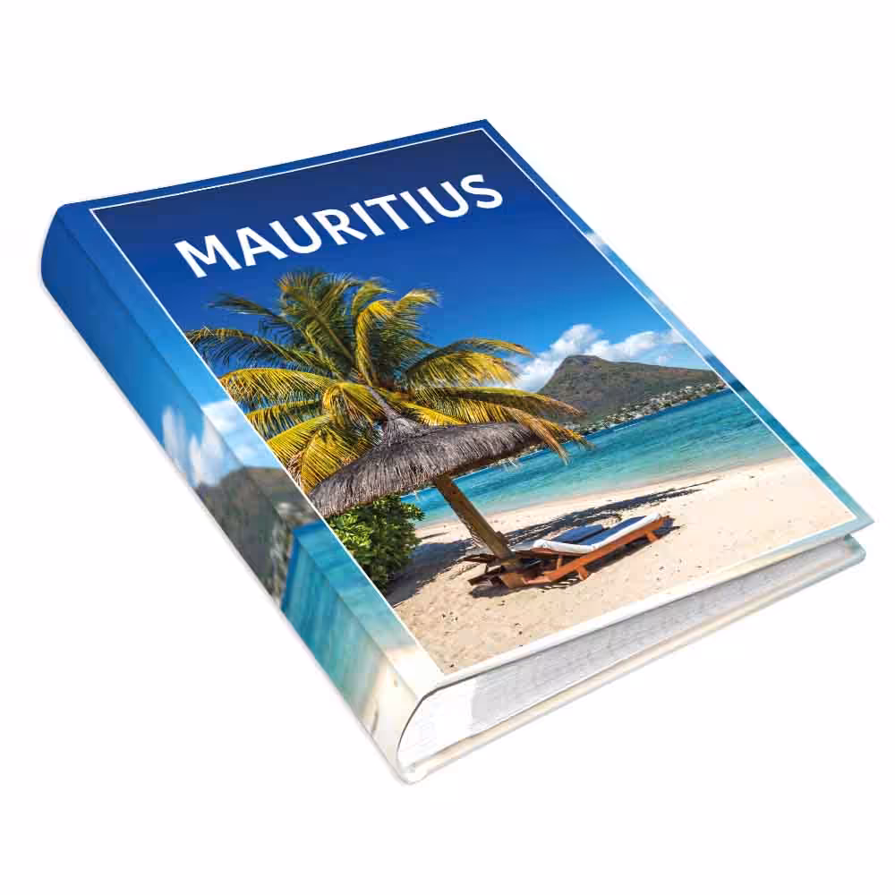 album na zdjęcia kieszeniowy, pamiątka z wakacji, afrykańska przygoda, mauritius