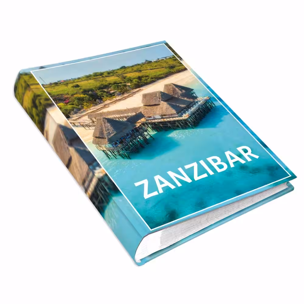 album na zdjęcia kieszeniowy, pamiątka z wakacji, afryka, zanzibar, ocean indyjski