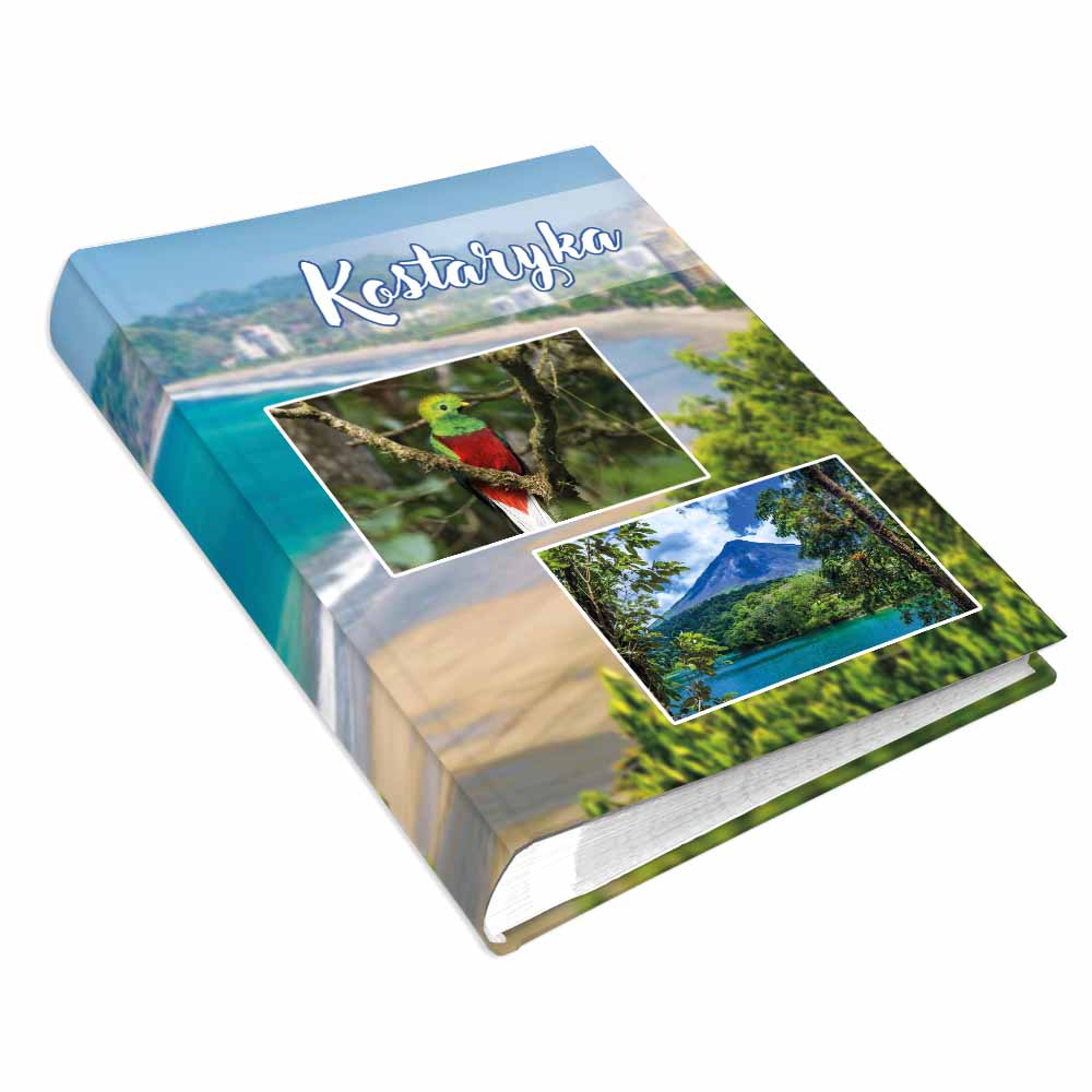 album na zdjęcia kieszeniowy, pamiątka z wakacji, ameryka środkowa, kostaryka