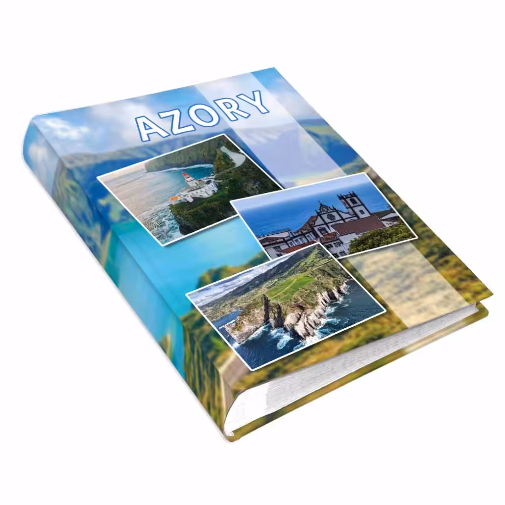 album na zdjęcia kieszeniowy, pamiątka z wakacji, portugalia, azory,