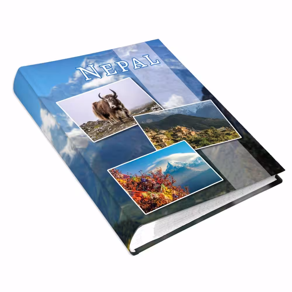 album na zdjęcia kieszeniowy, pamiątka z wakacji, azja, nepal