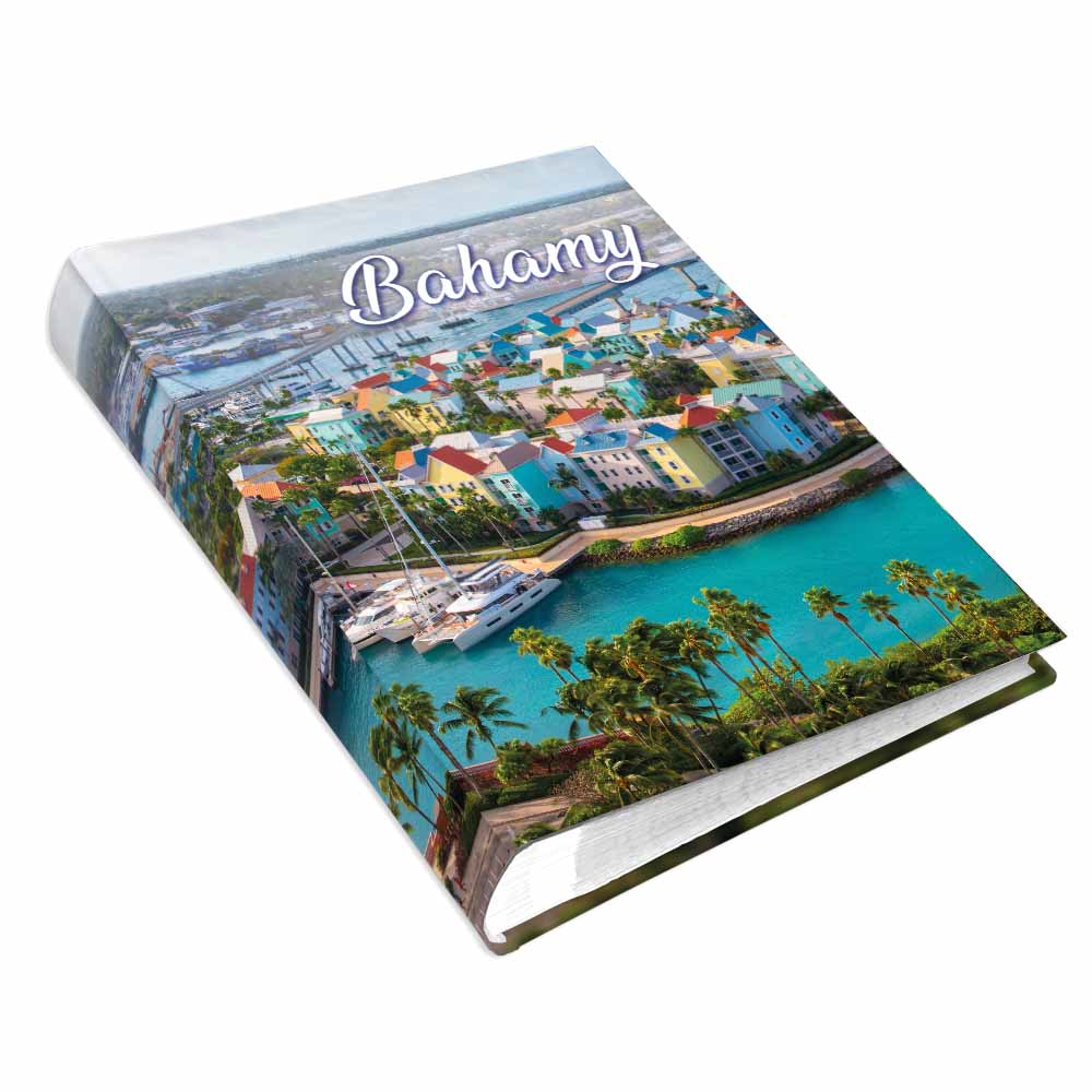 album na zdjęcia kieszeniowy, pamiątka z wakacji, bahamy, ameryka północna