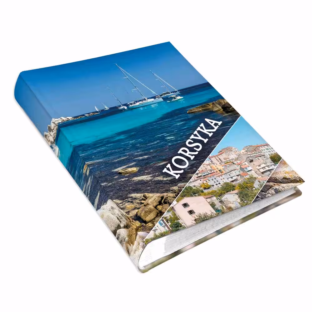 album na zdjęcia kieszeniowy, pamiątka z wakacji, francja, korsyka, porto-vecchio
