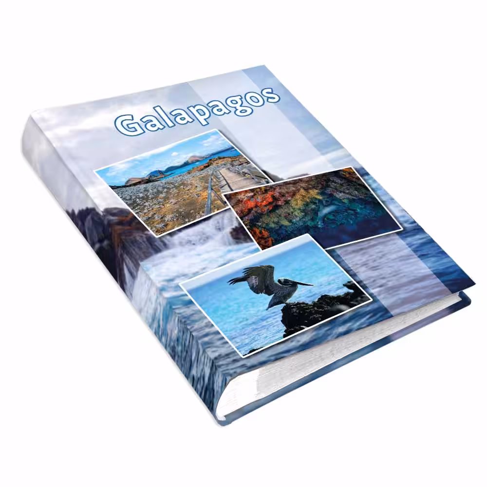 album na zdjęcia kieszeniowy, pamiątka z wakacji, galapagos