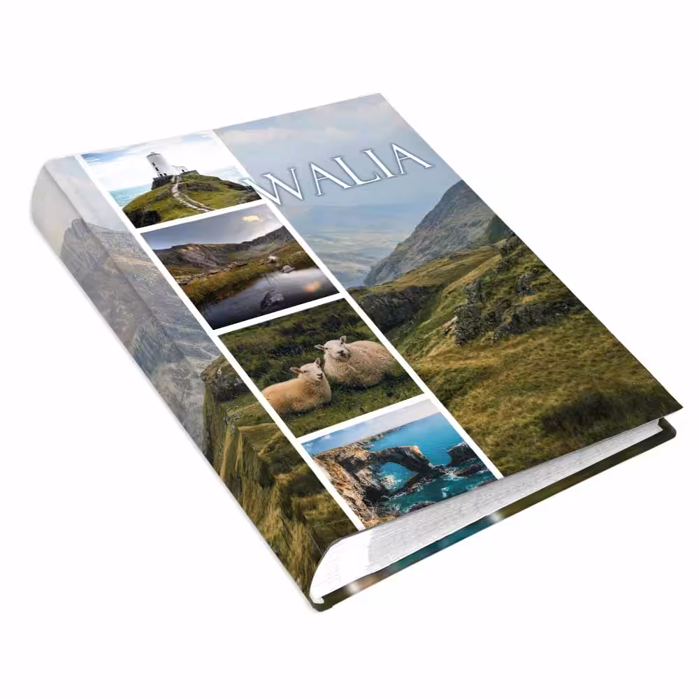 album na zdjęcia kieszeniowy, pamiątka z wakacji, walia, wielka brytania