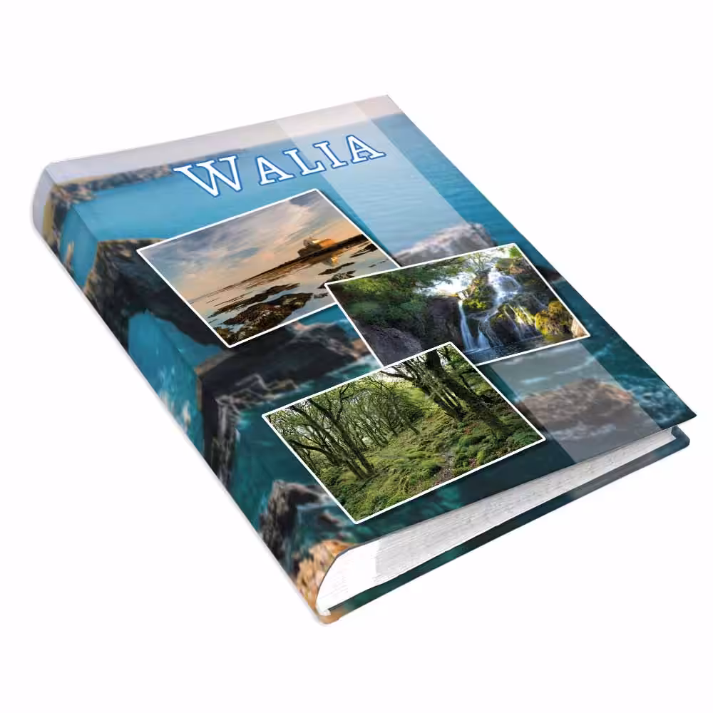 album na zdjęcia kieszeniowy, pamiątka z wakacji, walia