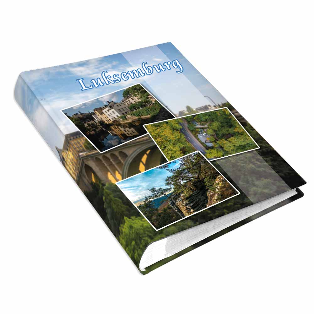 album na zdjęcia kieszeniowy, pamiątka z wakacji, luksemburg, europa